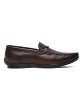 Load image into Gallery viewer, Men Classic Brown Leather Loafers shoes
