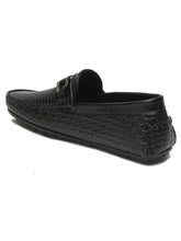 Load image into Gallery viewer, Men&#39;s Black Texture Leather Flexi 360 Loafers
