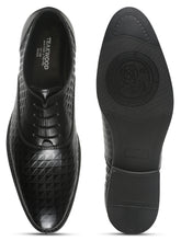 Load image into Gallery viewer, Mens's Black Patterned Texture Leather Formal Shoes
