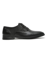 Load image into Gallery viewer, Mens's Black Patterned Texture Leather Formal Shoes
