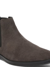 Load image into Gallery viewer, Men Grey Suede Mid-Top Chelsea Boot

