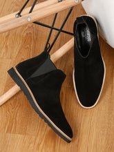 Load image into Gallery viewer, Men Flat Eva Sole Black Regular Boots
