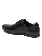 Load image into Gallery viewer, Teakwood Leathers Men Black Textured Leather Derbys
