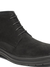Load image into Gallery viewer, Black  Lace-Up Casual Boots

