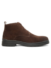Load image into Gallery viewer, Brown Lace-Up Casual Boots
