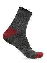 Load image into Gallery viewer, Teakwood Leathers Men's Black Brown Grey Navy Dark Grey Pack Of 5 Cotton Above Ankle Length Socks
