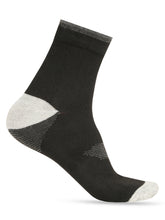 Load image into Gallery viewer, Teakwood Leathers Men's Black Brown Grey Navy Dark Grey Pack Of 5 Cotton Above Ankle Length Socks
