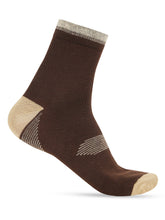 Load image into Gallery viewer, Teakwood Leathers Men's Black Brown Grey Navy Dark Grey Pack Of 5 Cotton Above Ankle Length Socks
