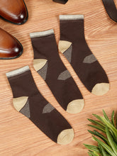 Load image into Gallery viewer, Teakwood Leathers Men's Pack Of 3 Cotton Above Ankle Length Socks
