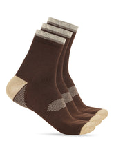 Load image into Gallery viewer, Teakwood Leathers Men's Pack Of 3 Cotton Above Ankle Length Socks
