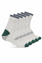 Load image into Gallery viewer, Teakwood Leathers Men's Pack Of 5 Cotton Above Ankle Length Socks
