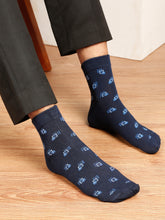 Load image into Gallery viewer, Teakwood Leathers Men's  Pack Of 3 Cotton Above Ankle Length Socks
