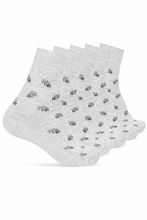 Load image into Gallery viewer, Teakwood Leathers Men's Pack Of 5 Cotton Above Ankle Length Socks
