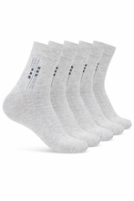 Load image into Gallery viewer, Teakwood Leathers Men's Pack Of 5 Cotton Above Ankle Length Socks
