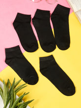 Load image into Gallery viewer, Teakwood Leathers Men's Pack Of 5 Cotton Ankle Length Socks
