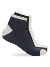 Load image into Gallery viewer, Teakwood Leathers Men's Pack Of 3 Cotton Ankle Length Socks
