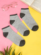 Load image into Gallery viewer, Teakwood Leathers Men's Pack Of 3 Cotton Ankle Length Socks
