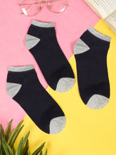 Load image into Gallery viewer, Teakwood Leathers Men's Pack Of 3 Cotton Ankle Length Socks
