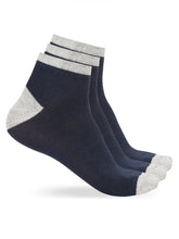 Load image into Gallery viewer, Teakwood Leathers Men's Pack Of 3 Cotton Ankle Length Socks
