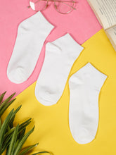 Load image into Gallery viewer, Teakwood Leathers Men's Pack Of 3 Cotton Ankle Length Socks
