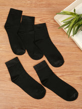 Load image into Gallery viewer, Teakwood Leathers Men's Pack Of 5 Cotton Above Ankle Length Socks
