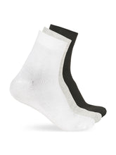 Load image into Gallery viewer, Teakwood Leathers Men's Pack Of 3 Cotton Above Ankle Length Socks

