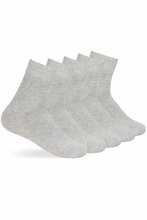 Load image into Gallery viewer, Teakwood Leathers Men's Pack Of 5 Cotton Above Ankle Length Socks
