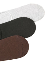 Load image into Gallery viewer, Teakwood Leathers Men's Pack Of 3 Cotton Shoe Liner Socks

