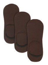 Load image into Gallery viewer, Teakwood Leathers Men's Pack Of 3 Cotton Shoe Liner Socks
