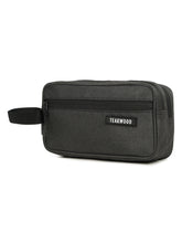 Load image into Gallery viewer, Teakwood  Compact Dual-Zip Travel Toiletry Kit
