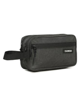 Load image into Gallery viewer, Teakwood  Compact Dual-Zip Travel Toiletry Kit
