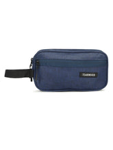 Load image into Gallery viewer, Teakwood  Compact Dual-Zip Travel Toiletry Kit
