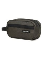 Load image into Gallery viewer, Teakwood  Compact Dual-Zip Travel Toiletry Kit
