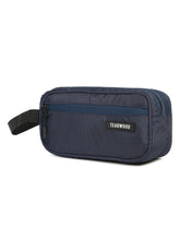 Load image into Gallery viewer, Teakwood  Compact Dual-Zip Travel Toiletry Kit
