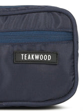 Load image into Gallery viewer, Teakwood  Compact Dual-Zip Travel Toiletry Kit
