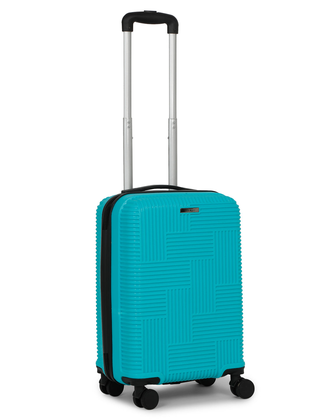 ANDAMAN AQUA GREEN Textured Zigzag Stripline Unisex Check-in