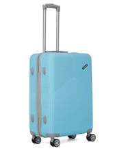 Load image into Gallery viewer, Sea Blue Textured Hard-Sided Trolley Bag
