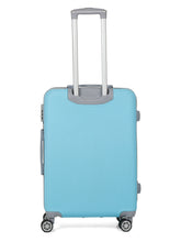 Load image into Gallery viewer, Sea Blue Textured Hard-Sided Trolley Bag
