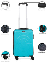 Load image into Gallery viewer, Dart Textured Hard Sided Cabin Sized Trolley Bag
