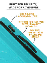 Load image into Gallery viewer, Dart Textured Hard Sided Cabin Sized Trolley Bag
