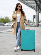 Load image into Gallery viewer, Dart Textured Hard Sided Cabin Sized Trolley Bag
