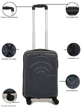 Load image into Gallery viewer, Dart Textured Hard Sided Cabin Sized Trolley Bag
