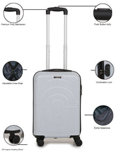 Load image into Gallery viewer, Dart Textured Hard Sided Cabin Sized Trolley Bag
