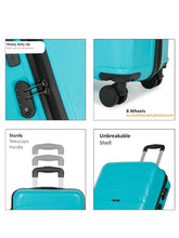 Load image into Gallery viewer, Teakwood Dune Cabin Size Trolley Bag
