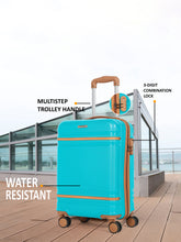 Load image into Gallery viewer, Teakwood Unisex Solid Hard Sided Cabin Florida Trolley Bag
