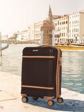 Load image into Gallery viewer, Teakwood Unisex Solid Hard Sided Cabin Florida Trolley Bag
