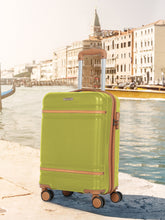 Load image into Gallery viewer, Teakwood Unisex Solid Hard Sided Cabin Florida Trolley Bag
