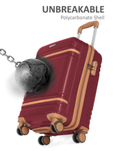 Load image into Gallery viewer, Teakwood Unisex Solid Hard Sided Cabin Florida Trolley Bag
