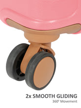 Load image into Gallery viewer, Teakwood Unisex Solid Hard Sided Cabin Florida Trolley Bag
