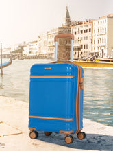 Load image into Gallery viewer, Teakwood Unisex Solid Hard Sided Cabin Florida Trolley Bag
